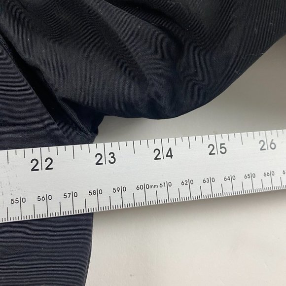 Vintage Polaris Snowmobile Jacket Coat Medium Women Black Blue Nylon Winter - Picture 15 of 16